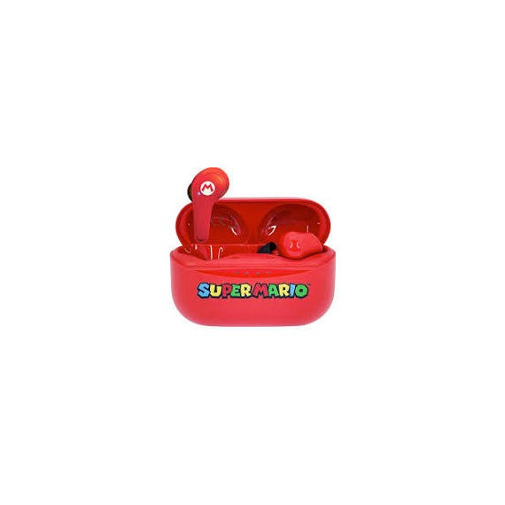 Auriculares Inalámbricos Nintendo Super Mario rojo
