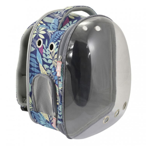 NAYECO Mochila Space Flores Azul 33X26X43 Cm