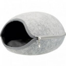 TRIXIE Gato Cueva Suave Luna Fieltro Gris Claro 40X24X46 Cm