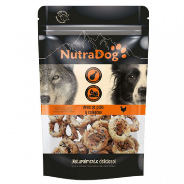 ICA Nutradog Perro Snack Aros de Pollo y Colageno 350 Gr