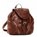 Mochila Efecto Piel Pequeño  DESIGUAL