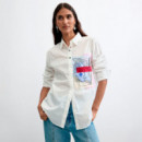 Camisa Bolsillo Estampado  DESIGUAL