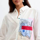 Camisa Bolsillo Estampado  DESIGUAL