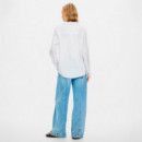 Camisa Bordada Flores  DESIGUAL