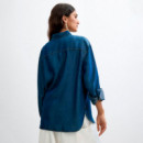 Camisa Bordada Flores  DESIGUAL