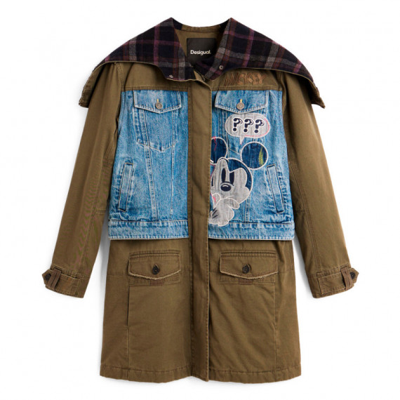 Abrigo Parka Algodón Mickey  DESIGUAL