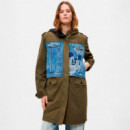 Abrigo Parka Algodón Mickey  DESIGUAL