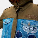 Abrigo Parka Algodón Mickey  DESIGUAL