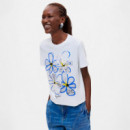 Camiseta Estampada Algodón