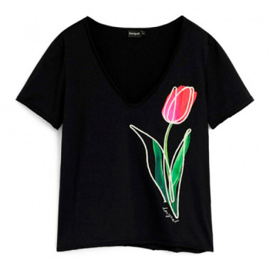 Camiseta Estampado Floral