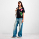 Camiseta Estampado Floral
