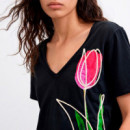 Camiseta Estampado Floral