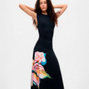 Vestido Flores Asimétrico  DESIGUAL