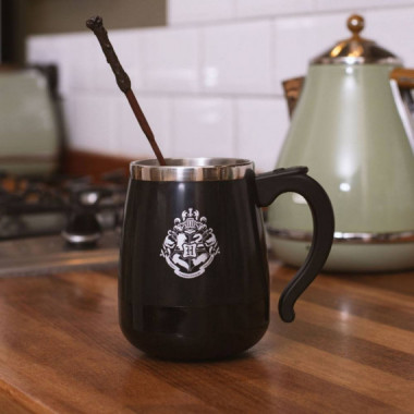 Taza magica con varita Harry Potter