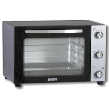 ROMMER H48TL Horno C/grill 48L 1800W Negro/ Inox