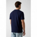 CN SS COUNTRY CLUB LOGO TEE SMART BLUE