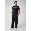 BERTOLT CN SS T-SHIRT NAVY SEA