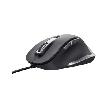 TRUST Raton Con Cable CONFORTABLE FYDA Negro 24728