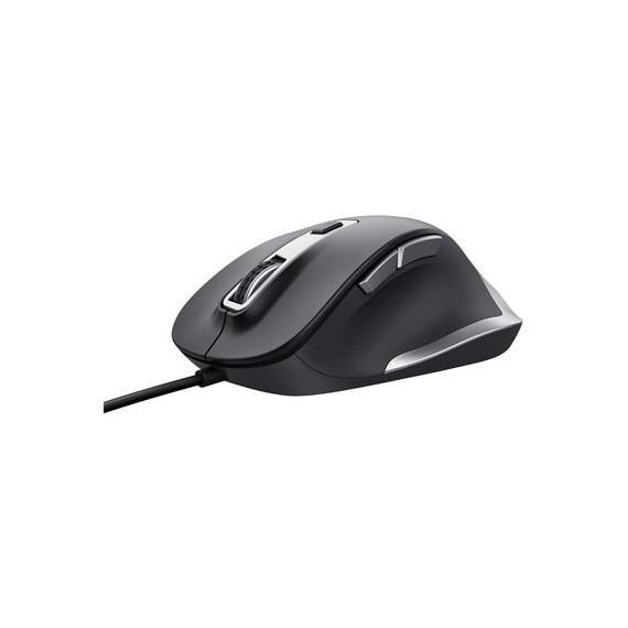 TRUST Raton Con Cable CONFORTABLE FYDA Negro 24728