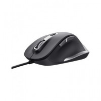 TRUST Raton con Cable Confortable Fyda Negro 24728