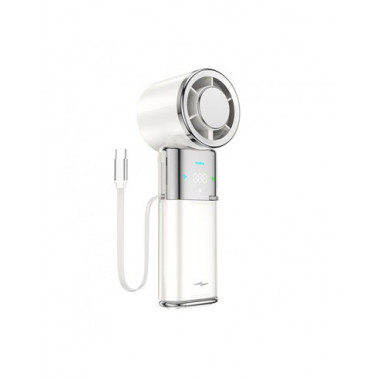 LEKUS Ventilador Portatil Inteligente AIRBOOTS C/Bateria 6000 Para Carga Integrada y Cable Retractil