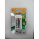 EXTRASTAR Cargador Pilas + 2 Pilas AA REcargables 1500Mah BST-C8001BAA