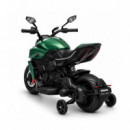 Moto Bateria Ducati Verde