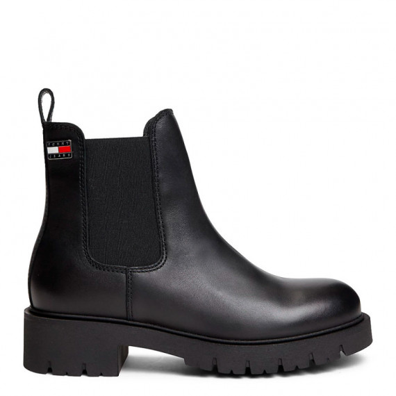 Botines Chelsea de Piel con Tacos  TOMMY HILFIGER