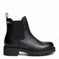Botines Chelsea de Piel con Tacos  TOMMY HILFIGER