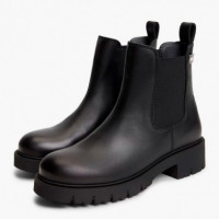 Botines Chelsea de Piel con Tacos  TOMMY HILFIGER