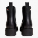 Botines Chelsea de Piel con Tacos  TOMMY HILFIGER