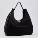 Bolso hobo tamaño grande con tachuelas