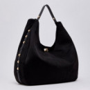 Bolso hobo tamaño grande con tachuelas