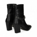 Botin Espuela Piel Negro  LODI