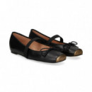 Mercedita Ballet Piel Negro  MIUXA