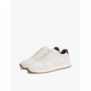 Elevated Hilfiger Mix Runner Ecru  TOMMY HILFIGER