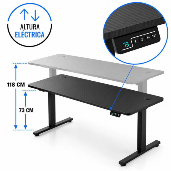 Mesa Gaming TB700 Ajustable en Altura VOLTEN