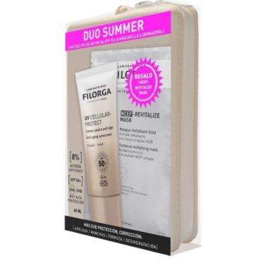 FILORGA PACK DUO SUMMER CREMA FACIAL + NCEF REVITALIZE MASK +  NECESER