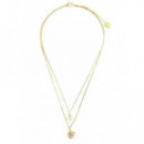 Collar S Bloom Dorado JUBN06468JWYG  GUESS