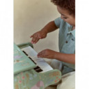 Piano de Madera Verde Safari Friends  LITTLE DUTCH