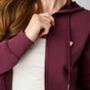 Sudadera con capucha y cremallera completa OLYMPE