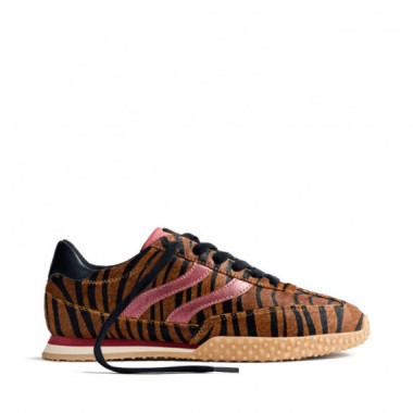Zapatillas Piel Estampado Animal Halstad