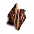 Zapatillas Piel Estampado Animal Halstad