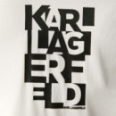 Camiseta de algodón con logo estampado para hombre