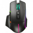 MARS GAMING RATON INALAMBRICO RECARGABLE MMW-VECTOR NEGRO HASTA 12000 DPI