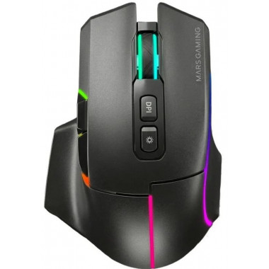 MARS GAMING RATON INALAMBRICO RECARGABLE MMW-VECTOR NEGRO HASTA 12000 DPI