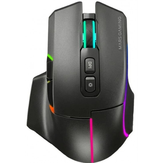 MARS GAMING RATON INALAMBRICO RECARGABLE MMW-VECTOR NEGRO HASTA 12000 DPI