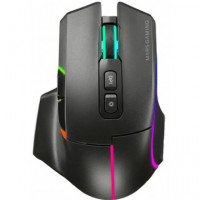 MARS GAMING RATON INALAMBRICO RECARGABLE MMW-VECTOR NEGRO HASTA 12000 DPI