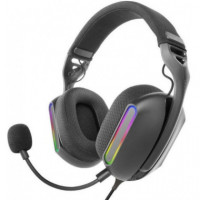 MARS GAMING AURICULARES GAMING CON MICRÓFONO MH-PRO/ JACK 3.5/ USB/ NEGROS