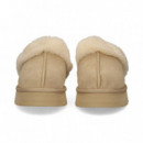 ZUECO PELO PLAT. ANTE BEIGE